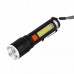 Ручной фонарик аккумуляторный Led Flashlight 2in1 Type-C XH-P50 BX-P12 Black