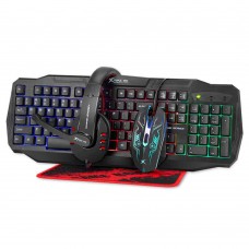 Набор Gaming Combo 4-in-1 XTRIKE ME CM-406 (Keyboard UA/RU/ENG раскладка/Headset/Mouse/Mousepad)