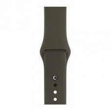 Спортивный ремешок Silicon Band для Apple Watch 38/40mm M/L 2pcs  Dark Olive