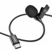 Петличный микрофон Type-C - Hoco L14 черный