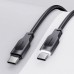 Кабель Usams US-SJ567 Type-C to Type-C PD100W Data Cable Lithe Series 1.2m Black (SJ567USB01)