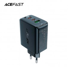 Блок зарядный - Адаптер сетевой ACEFAST GaN A41 3 порта 65W черный