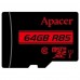 Карта памяти MicroSD Apacer 64Gb 85Mb/s UHS-1