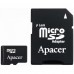 Карта памяти Apacer 64GB microSDXC C10 UHS-I + SD (AP64GMCSX10U1-R)