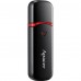 Флеш накопитель Apacer AH333 USB 2.0 64GB Black (AP64GAH333B-1)