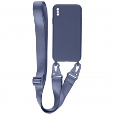 Чехол MiaMi Ribbon iPhone X/XS Dark Blue