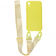 Чехол MiaMi Ribbon iPhone XR Yellow