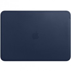 Чехол Apple Leather Sleeve для MacBook Pro 15" (USB-C) Midnight Blue (MRQU2)