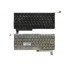 Клавиатура для Apple MacBook Pro 13" A1286 черная без рамки г-образный Enter High Copy