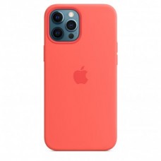 Чехол Apple iPhone 12 Pro Max Silicone Case with MagSafe Pink Citrus (MHL93)