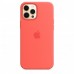 Чехол Apple iPhone 12 Pro Max Silicone Case with MagSafe Pink Citrus (MHL93)