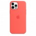 Чехол Apple iPhone 12 Pro Max Silicone Case with MagSafe Pink Citrus (MHL93)