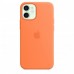 Чехол Apple iPhone 12 Mini Silicone Case with MagSafe Kumquat (MHKN3)