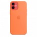 Чехол Apple iPhone 12 Mini Silicone Case with MagSafe Kumquat (MHKN3)