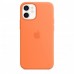 Чехол Apple iPhone 12 Mini Silicone Case with MagSafe Kumquat (MHKN3)