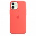 Чехол Apple iPhone 12 Mini Silicone Case with MagSafe Pink Citrus (MHKP3)