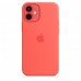 Чехол Apple iPhone 12 Mini Silicone Case with MagSafe Pink Citrus (MHKP3)