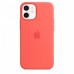 Чехол Apple iPhone 12 Mini Silicone Case with MagSafe Pink Citrus (MHKP3)