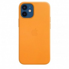 Чехол Apple iPhone 12 Mini Leather Case with MagSafe California Poppy (MHK63)