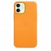 Чехол Apple iPhone 12 Mini Leather Case with MagSafe California Poppy (MHK63)