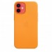 Чехол Apple iPhone 12 Mini Leather Case with MagSafe California Poppy (MHK63)