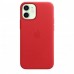 Чехол Apple iPhone 12 Mini Leather Case with MagSafe (Product)Red (MHK73)