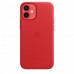 Чехол Apple iPhone 12 Mini Leather Case with MagSafe (Product)Red (MHK73)