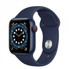 Apple Watch Series 6 40mm (GPS+LTE) Blue Aluminum Case with Deep Navy Sport Band (M06Q3/M02R3)