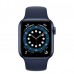 Apple Watch Series 6 40mm (GPS+LTE) Blue Aluminum Case with Deep Navy Sport Band (M06Q3/M02R3)