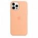 Чехол Apple iPhone 12 Pro Max Silicone Case with MagSafe Cantaloupe (MK073)