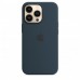 Чехол Apple iPhone 13 Pro Silicone Case with MagSafe Abyss Blue (MM2J3)