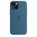 Чехол Apple iPhone 13 mini Silicone Case with MagSafe Blue Jay (MM1Y3)