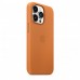 Чехол Apple iPhone 13 Pro Leather Case with MagSafe Golden Brown (MM193)