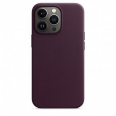 Чехол Apple iPhone 13 Pro Leather Case with MagSafe Dark Cherry (MM1A3)