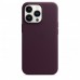 Чехол Apple iPhone 13 Pro Leather Case with MagSafe Dark Cherry (MM1A3)