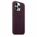 Чехол Apple iPhone 13 Pro Leather Case with MagSafe Dark Cherry (MM1A3)