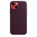 Чехол Apple iPhone 13 mini Leather Case with MagSafe Dark Cherry (MM0G3)