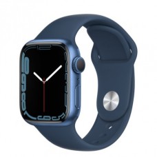 Apple Watch Series 7 41mm (GPS) Blue Aluminum Case with Abyss Blue Sport Band (MKN13)