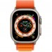 Apple Watch Ultra 49mm (GPS+LTE) Titanium Case with Orange Alpine Loop - Small (MNHH3/MNHA3)