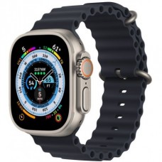 Apple Watch Ultra 49mm (GPS+LTE) Titanium Case with Midnight Ocean Band (MQET3/MQFK3)
