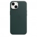 Чехол Apple iPhone 14 Leather Case with MagSafe Forest Green (MPP53)