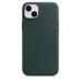 Чехол Apple iPhone 14 Plus Leather Case with MagSafe Forest Green (MPPA3)