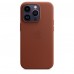 Чехол Apple iPhone 14 Pro Leather Case with MagSafe Umber (MPPK3)