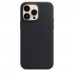 Чехол Apple iPhone 14 Pro Max Leather Case with MagSafe Midnight (MPPM3)