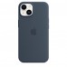 Чехол Apple iPhone 14 Silicone Case with MagSafe Storm Blue (MPRV3)