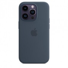 Чехол Apple iPhone 14 Pro Silicone Case with MagSafe Storm Blue (MPTF3)