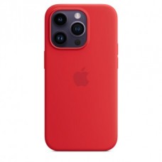 Чехол Apple iPhone 14 Pro Silicone Case with MagSafe (Product)Red (MPTG3)