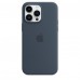 Чехол Apple iPhone 14 Pro Max Silicone Case with MagSafe Storm Blue (MPTQ3)