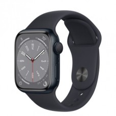 Apple Watch Series 8 41mm (GPS) Midnight Aluminum Case with Midnight Sport Band - Regular (MNP53UL/A)