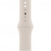 Apple Watch Series 8 45mm (GPS) Starlight Aluminum Case with Starlight Sport Band - Size M/L (MNUQ3)